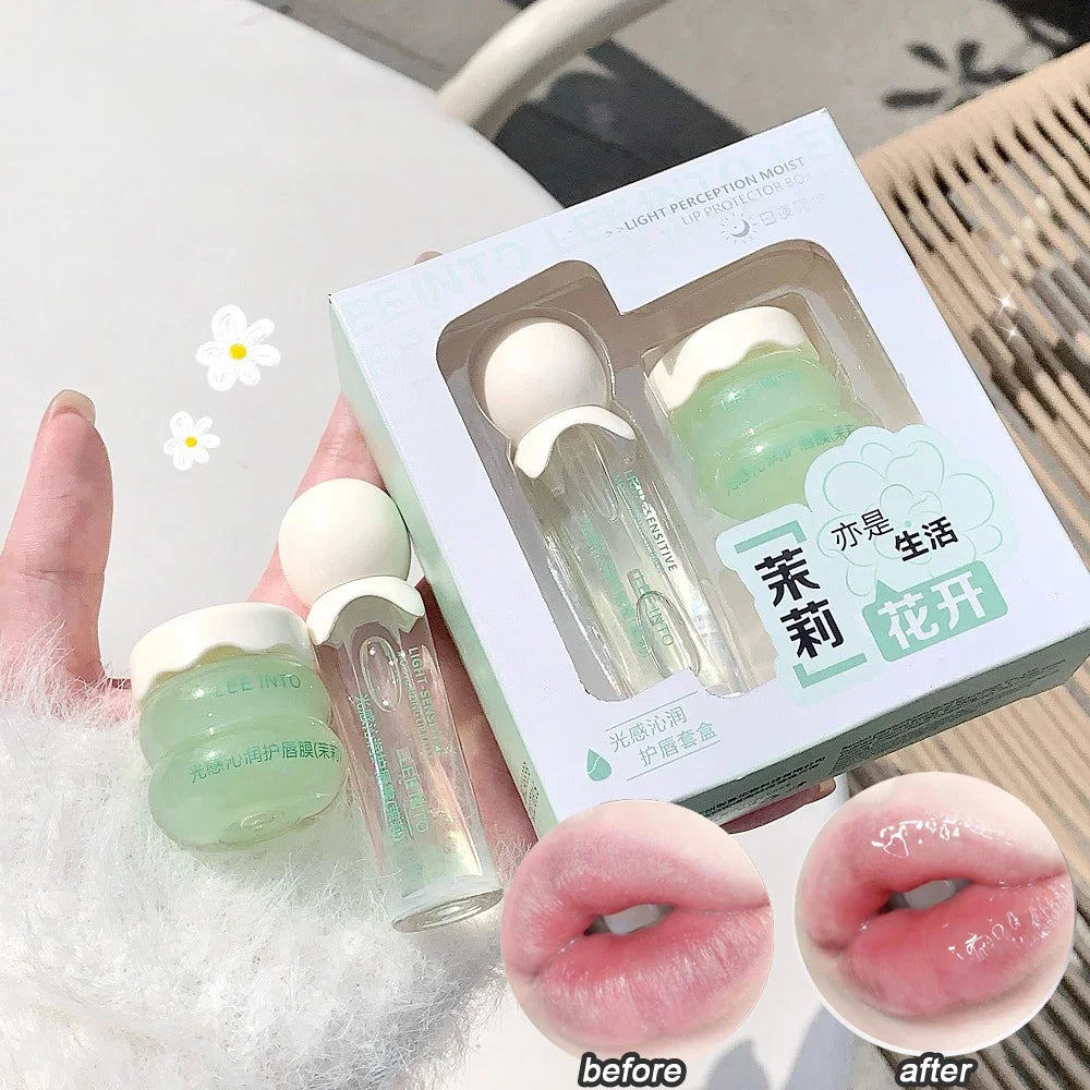 Strawberry Lip Balm Set