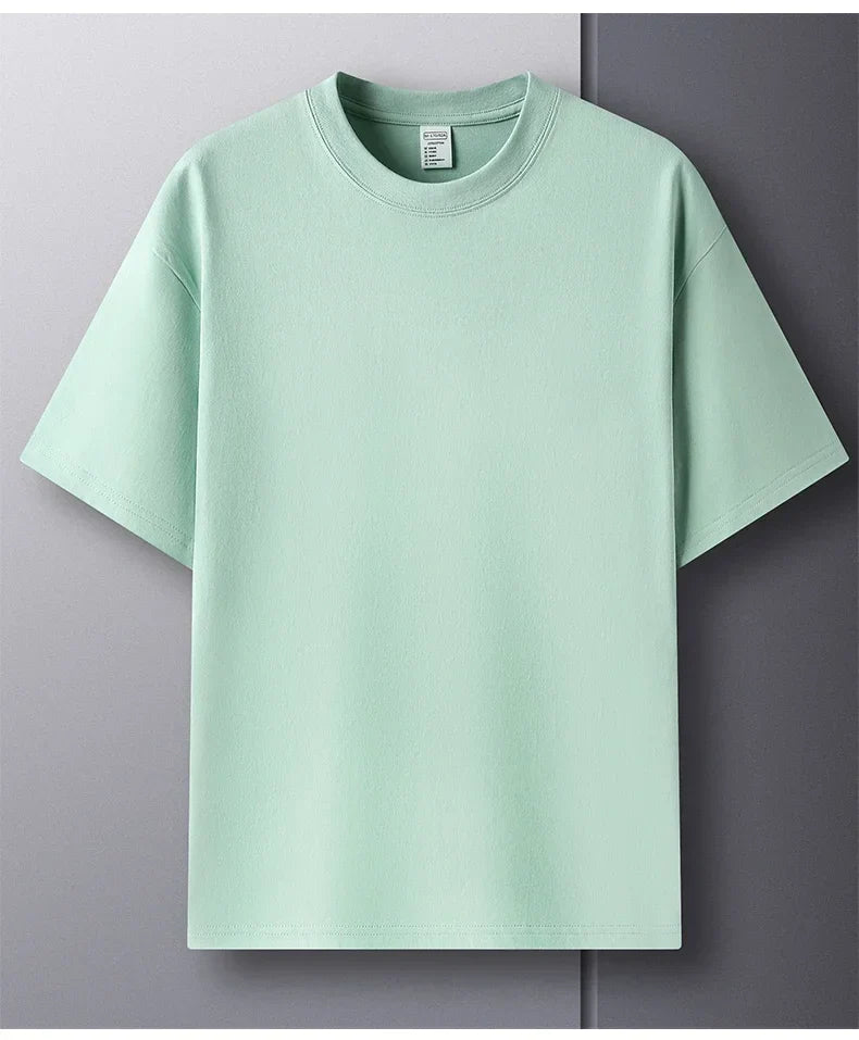 Men’s 100% Cotton Classic T-Shirt – Short Sleeve Crew Neck