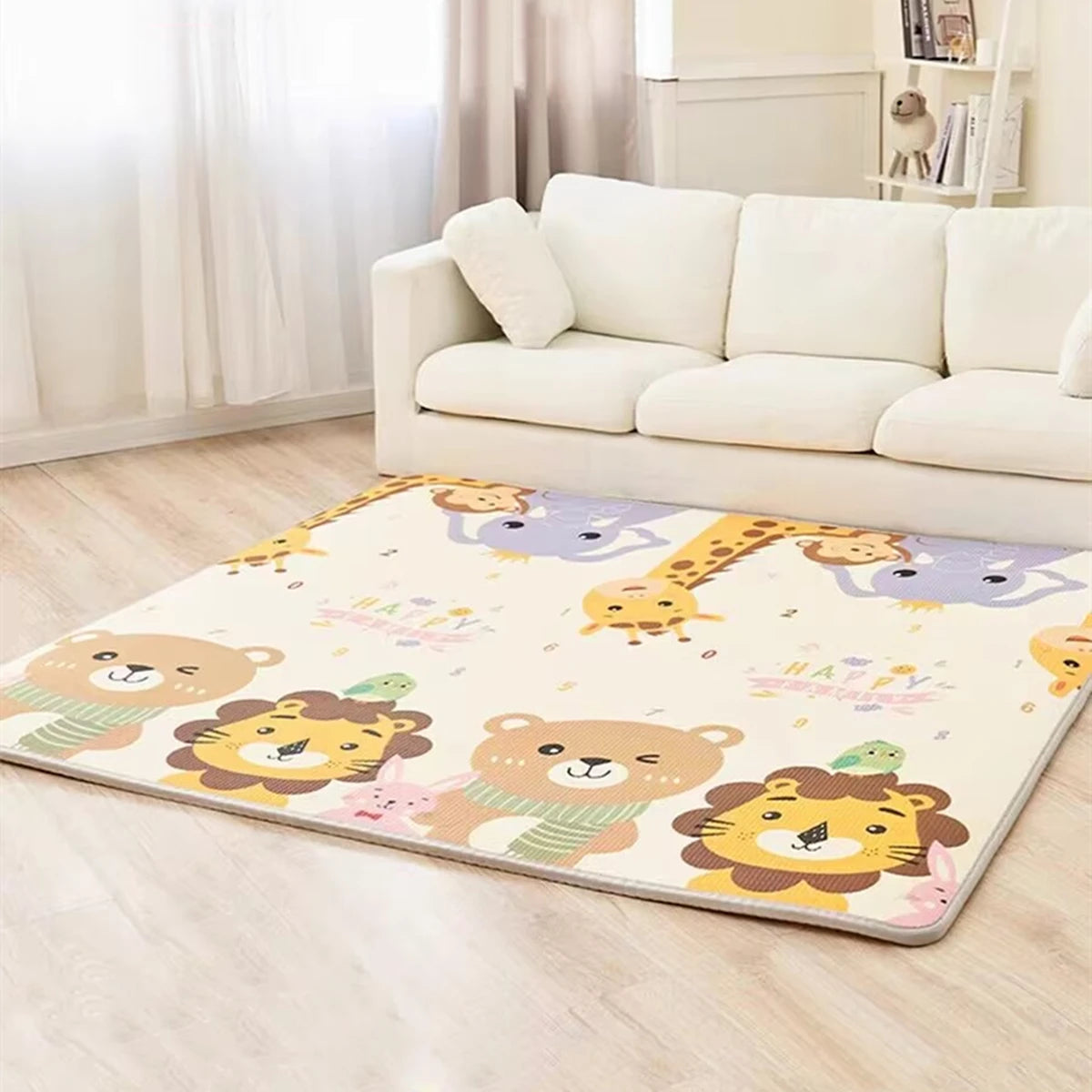 Play Mat for Children's Thick Safety Mat Friendly Crawling Play Mats Folding Mat Carpet Rug Playmat