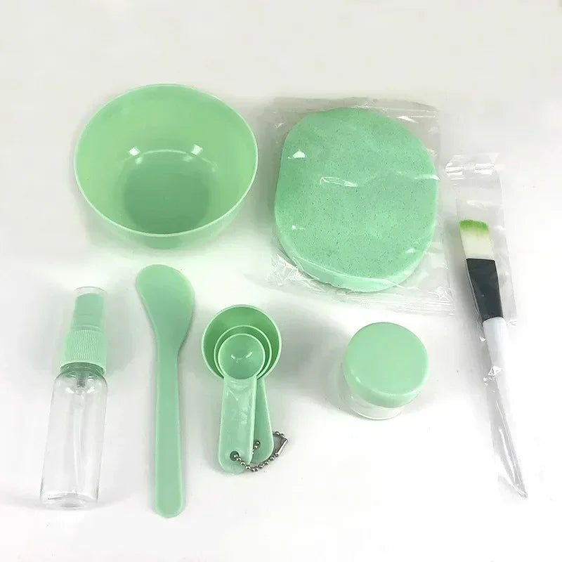 9/6pcs Facial Mask Bowl Set – DIY Beauty Tools with Bowls, Brushes, Spoons, and Sticks for Face Care