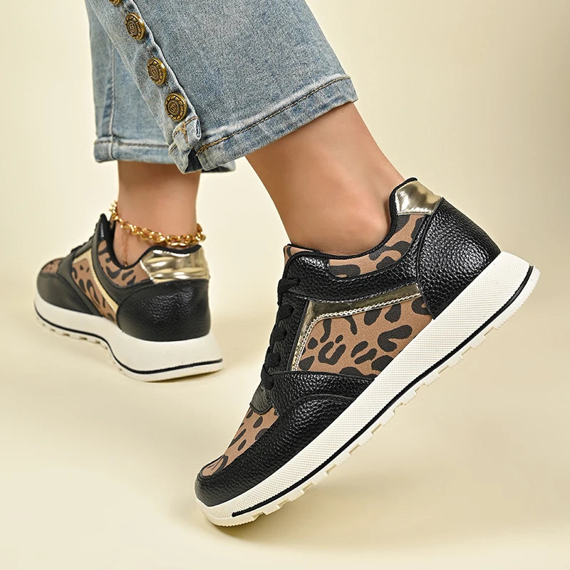 Leopard Print Platform Shoes