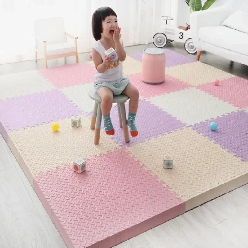 Baby Play Mat EVA Foam Interlocking Anti-Slip Sports Rug Family Children's Room Game Puzzle Carpet Anti-fall Carpet Baby Toys