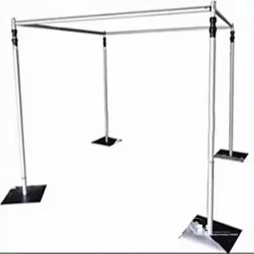 Wedding Decoration Adjustable Pipe Drape Stands Backdrop Event Aluminum Backdrop Stand Pipe