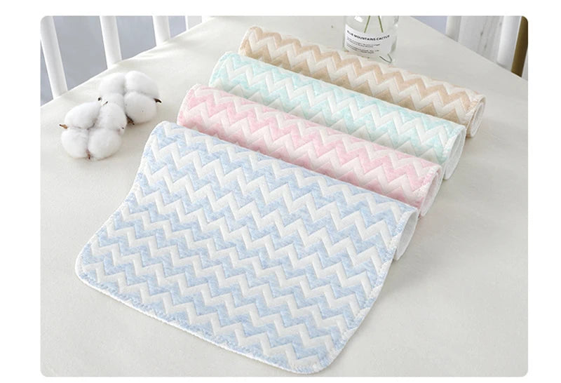 Baby Diaper Changing Mat Infant Cotton Reusable Diaper Pad Waterproof Crib Sheet Washable Newborn Bed Cover Urine Nappy Mattress