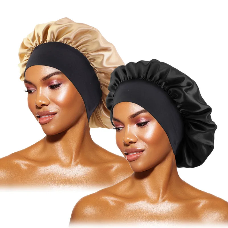 Satiin Elastic BandB Head Cap