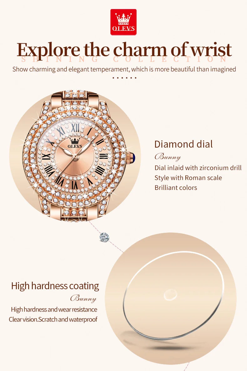 Stainless Steel  Diamond Watch