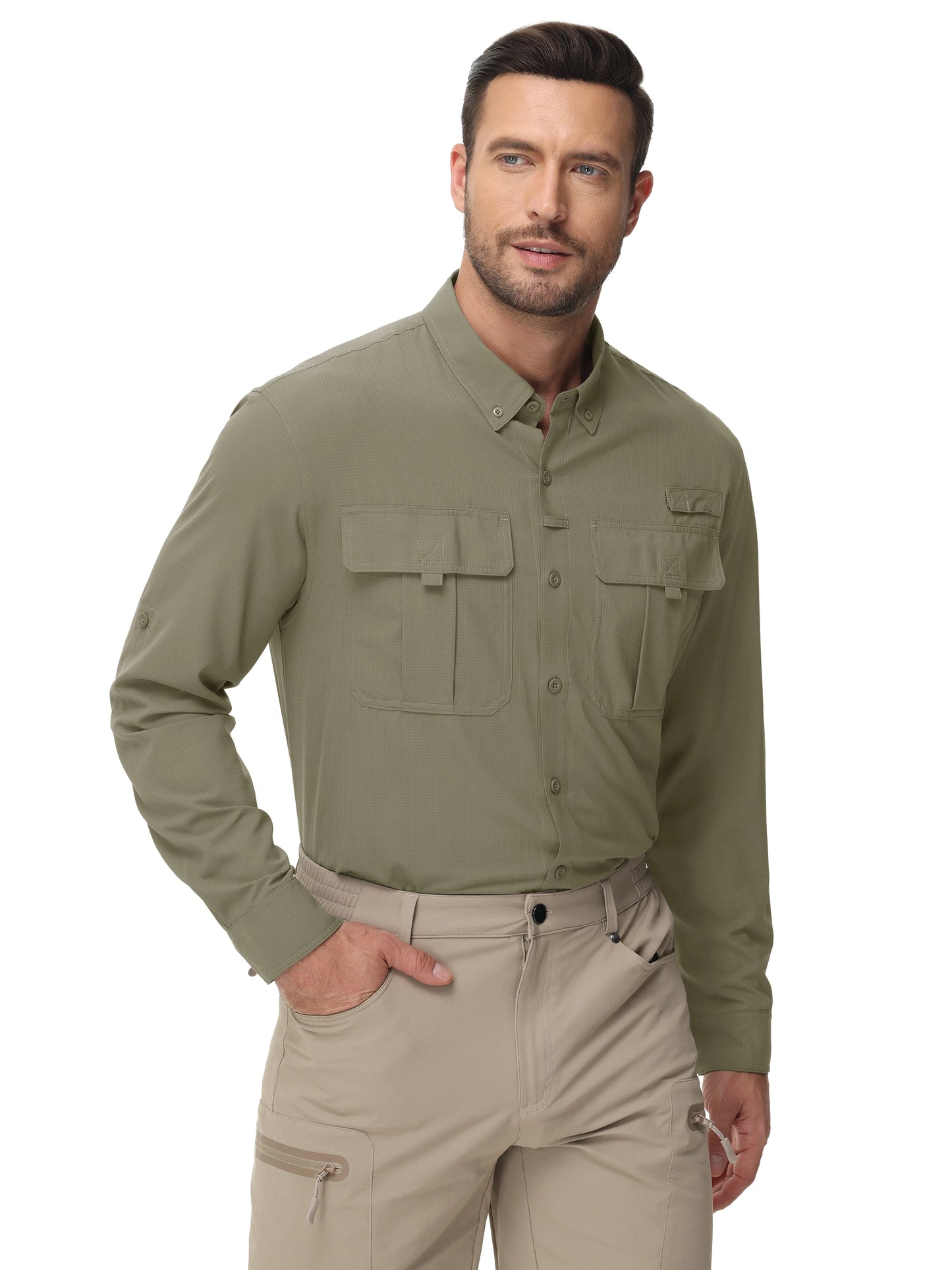 KEFITEVD Men's Long Sleeve Shirts