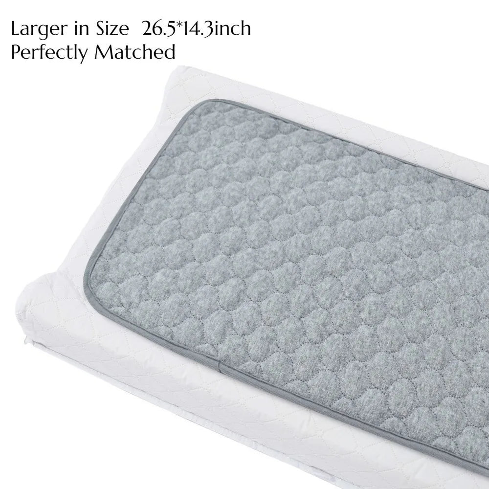 Non-slip Baby Changing Pad Waterproof Foldable Bassinet Mat Liners Breathable Rectangle Toddler Changer Cushions Diaper Station
