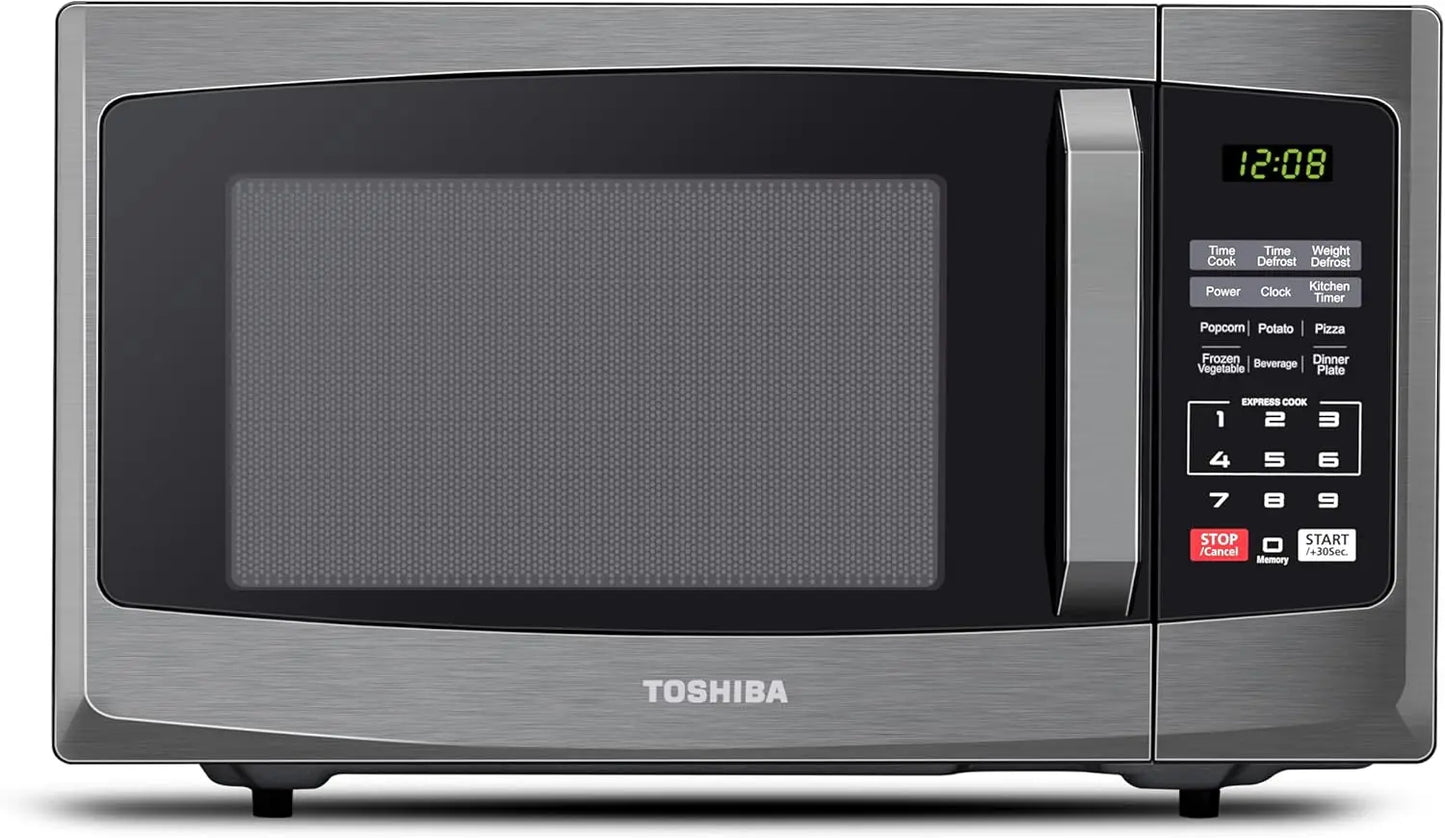 800w 23L Microwave Oven with Digital Display, Auto Defrost, One-touch ExprCook with 6 Pre-Programmed