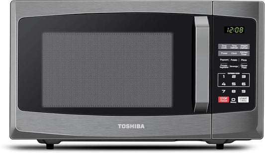 800w 23L Microwave Oven with Digital Display, Auto Defrost, One-touch ExprCook with 6 Pre-Programmed
