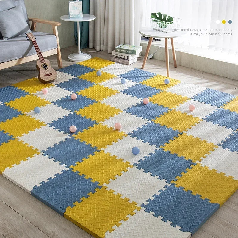 Baby Play Mat EVA Foam Interlocking Anti-Slip Sports Rug Family Children's Room Game Puzzle Carpet Anti-fall Carpet Baby Toys