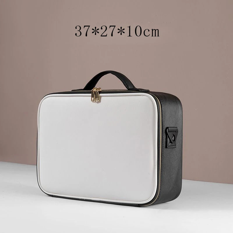 Waterproof PU Leather arge Capacity Storage Make up Cosmetic Bag