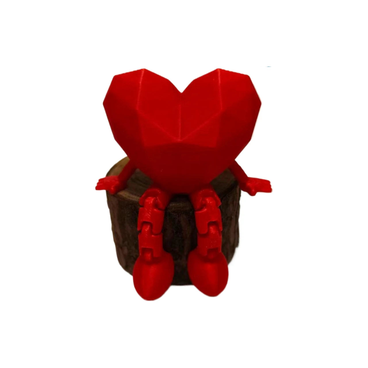 3D Printed Heart Ornament Desk Accessiories Wedding Party Decorations Romantic style Movable decoration Statue Holiday Gifts