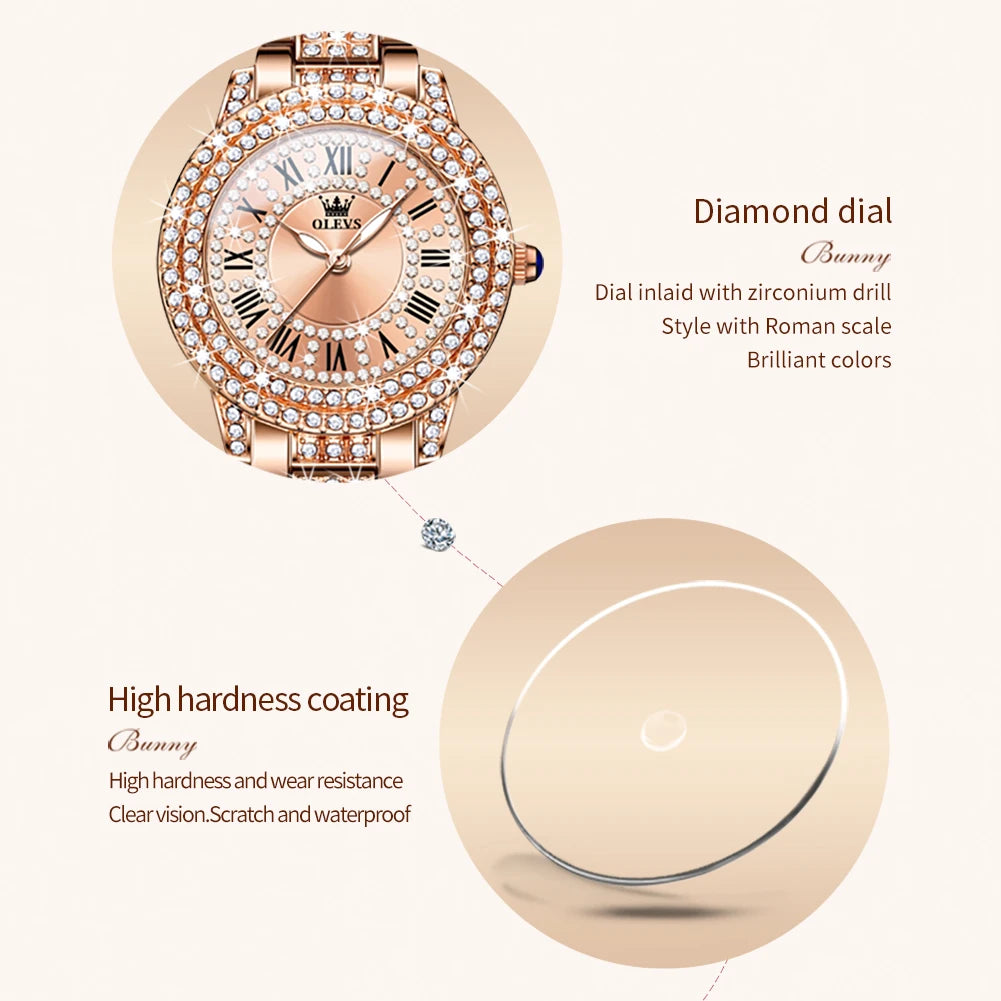 Stainless Steel  Diamond Watch