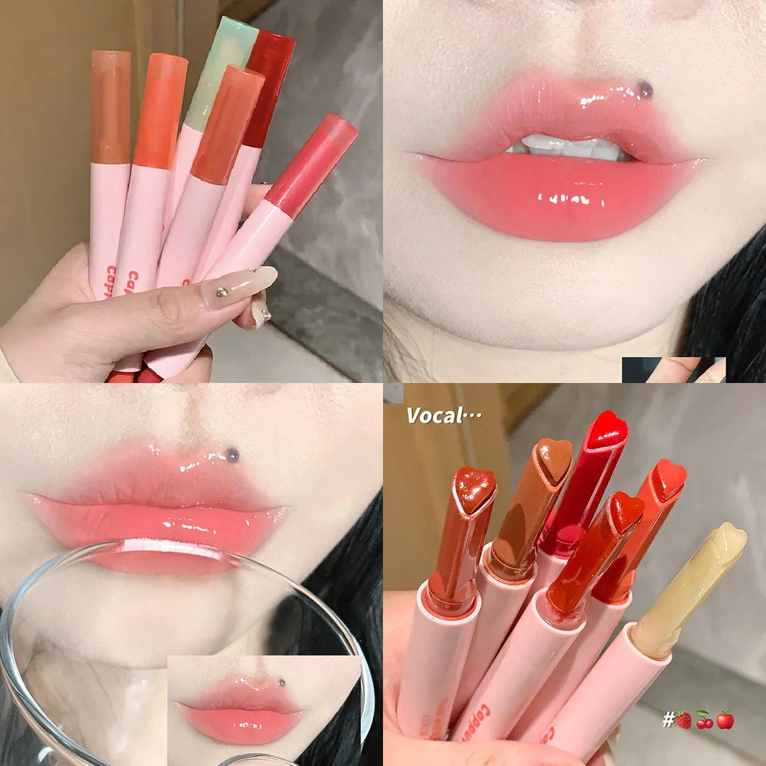 Rose Shimmer Heart Lip Moisturiser