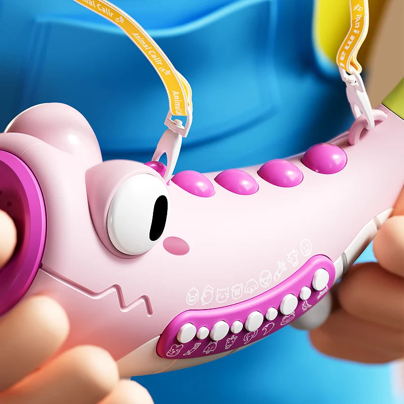 Kids Animal Horn Blowing Toy – Interactive Sound Learning and Oral Muscle Trainer with Easy-Clean Design