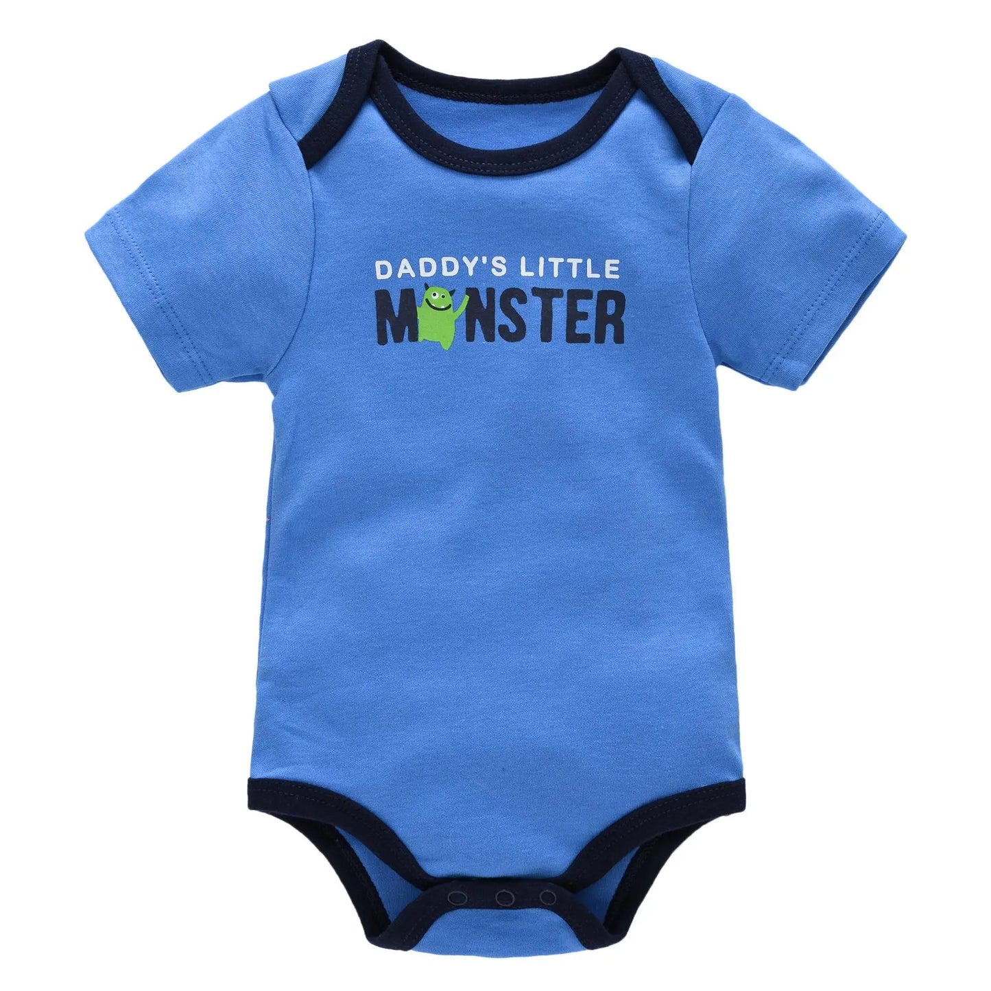 New Baby Boy Clothes Summer 100% Cotton Blue Grey Tie Print Three Piece Short Sleeve Bodysuit Pants vetements bebe For 0-12M
