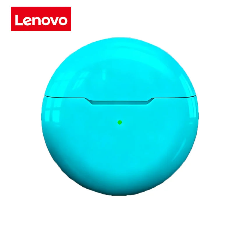 Lenovo Semi-In-Ear Wireless Bluetooth Headphones Touch-Control Sports Headphones 3D Stereo Headphones Suitable for Gaming