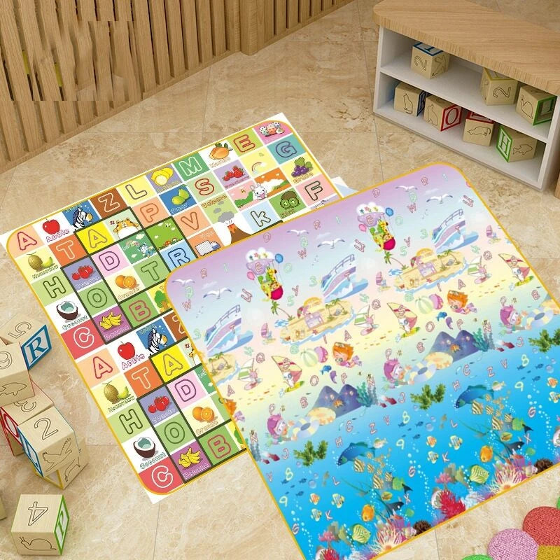 Play Mat for Children's Thick Safety Mat Friendly Crawling Play Mats Folding Mat Carpet Rug Playmat