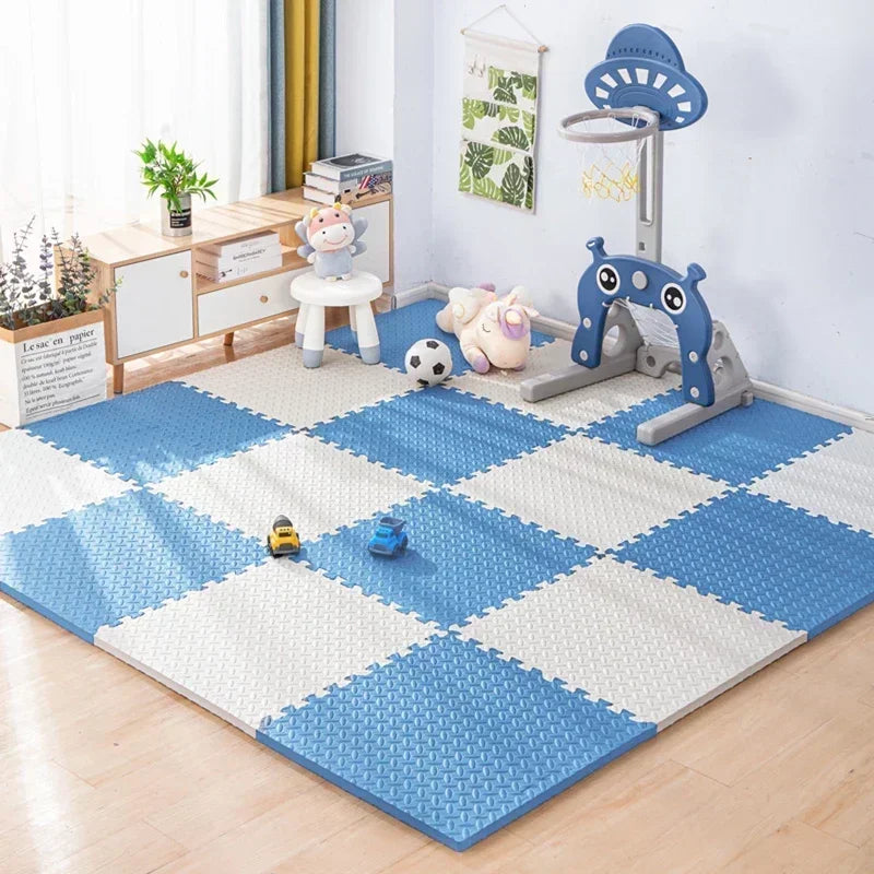 8/16PCS Non-Toxic Baby Play Mat, Interlocking Soft Foam Floor Mats for Kids' Play Area and Baby Floor Exercise Non-Slip Design