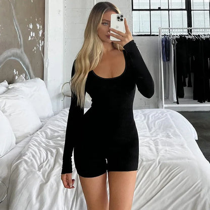 Black Playsuits For Women