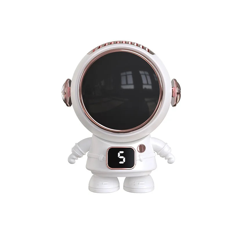 USB Portable Astronaut Hanging Mini Bladeless Cooling Fans Neck Fan