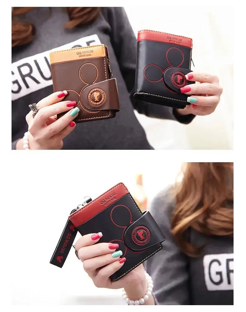 Women's Korean PU Leather Explosion-Style Short Wallet