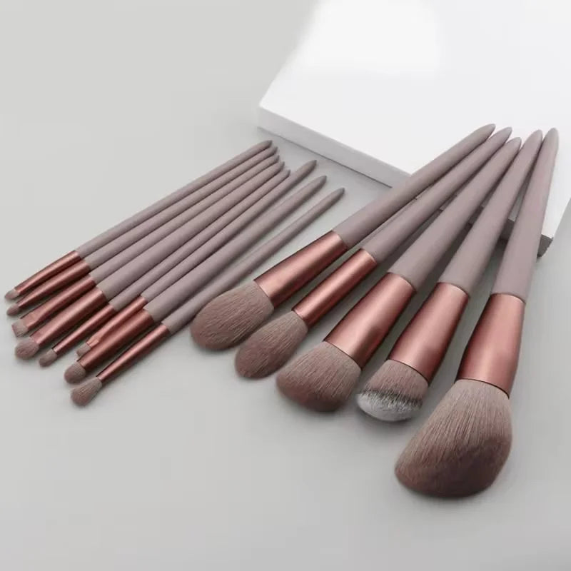 13pcs Makeup Brush Colour Set