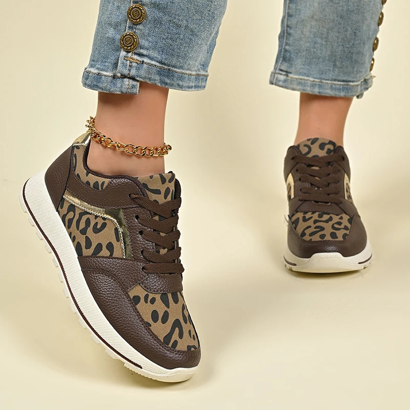Leopard Print Platform Shoes