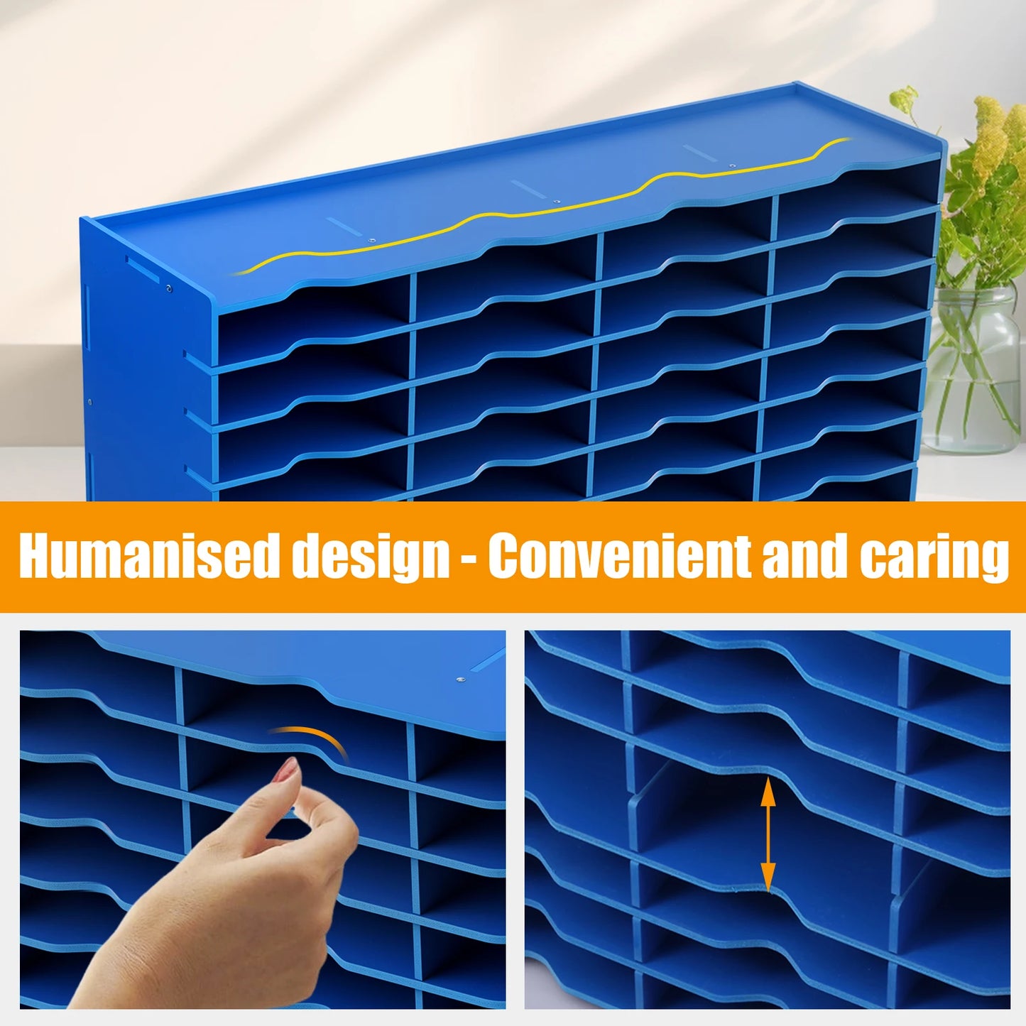 12/24/36/48 Slots Ink Pad Holder and Stamp Pad Storage Organizer Ink Pads Diamond Painting Tray Rack Crafts Painting Tray Rack