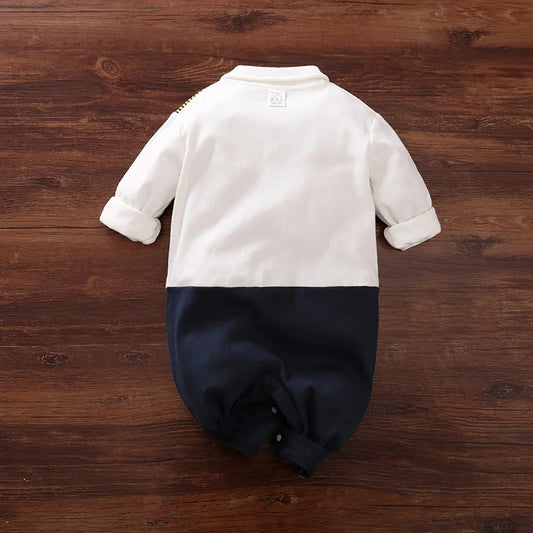 Newborn Clothes Handsome Airplane Long Dress Cotton Soft 0-18 Boys And Girls Spring andAutumn Long Sleeved Baby Jumpsuit