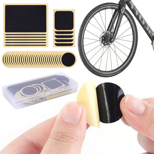 Bicycle Tire Repair Tool Glue Free Tire Patch Bike Flat Tire Repair Kit Rubber Puncture Patches Mountain Bike Accessories