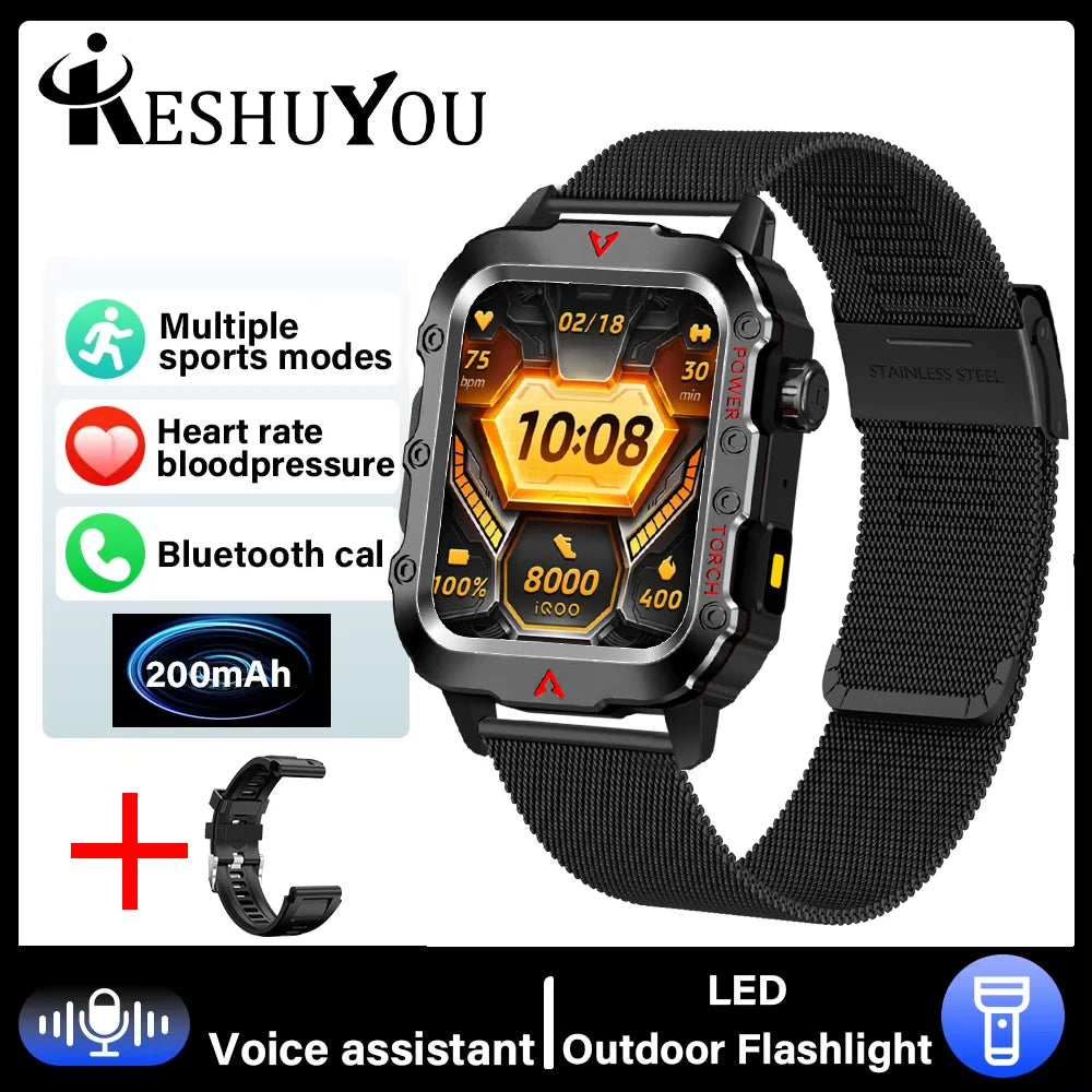 LAXASFIT LED Bluetooth Smartwatch