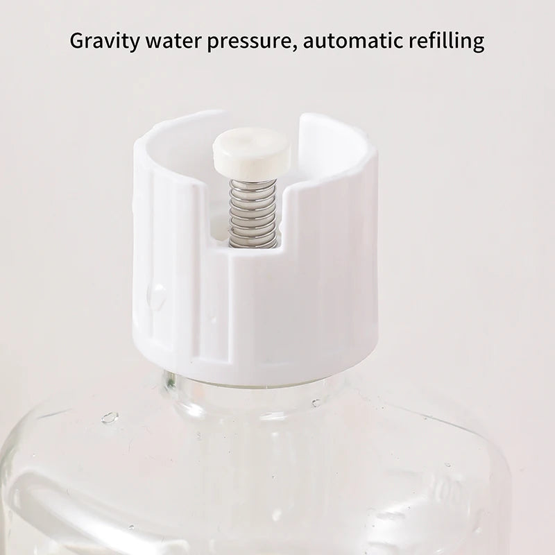 Automatic Pet Water Bottle Dispenser – Single Bowl Drinking Water Feeder for Puppies & Cats, Easy-to-Use Hydration System, Pet Supplies
