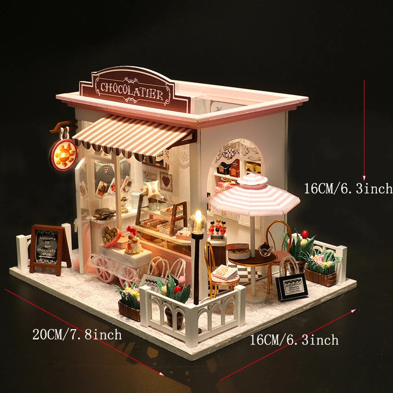 Mini DIY Flower Doll House Kit