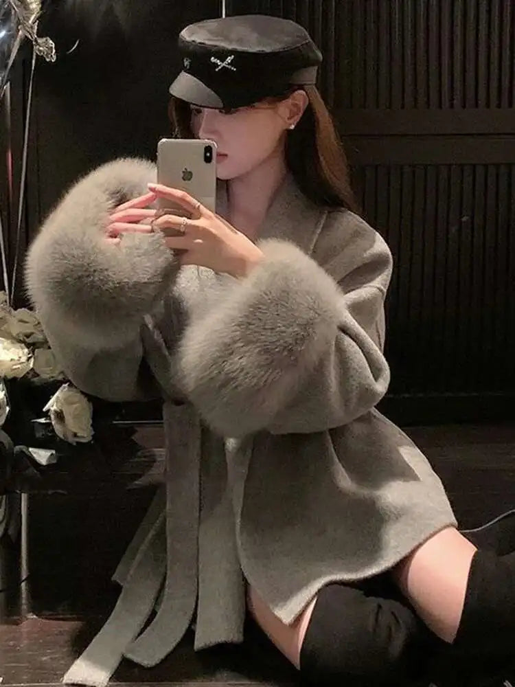 Elegant Lady Overcoat