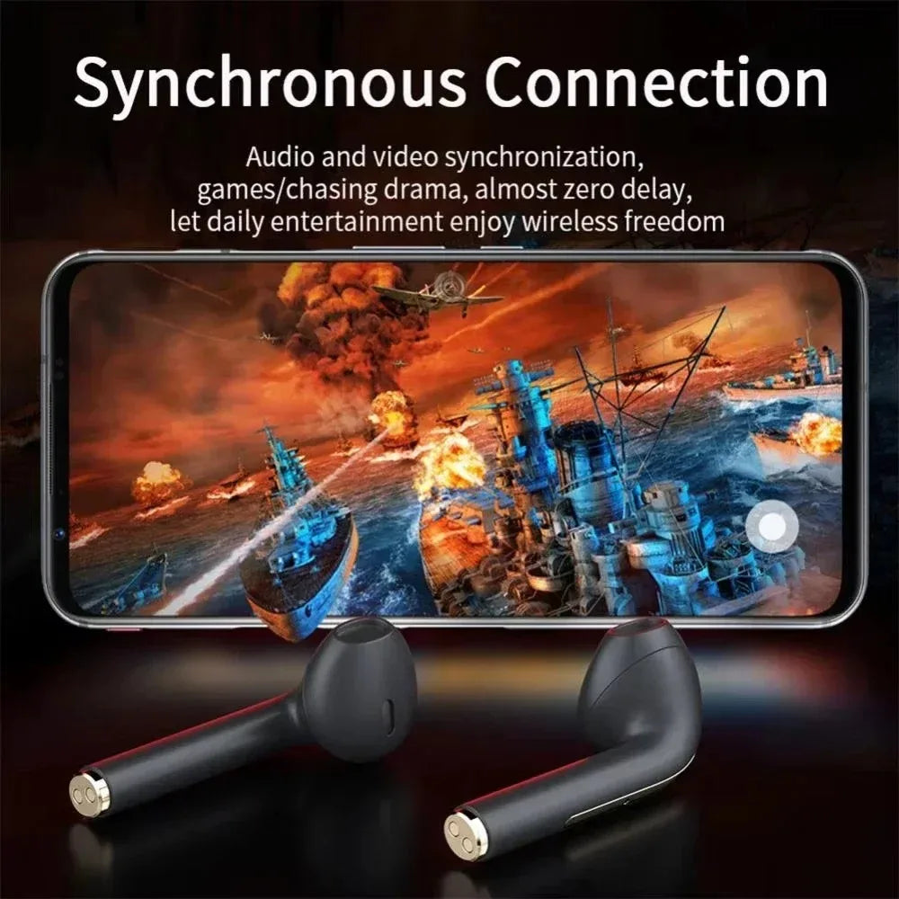 Hot selling J18 Wireless Bluetooth HiFI In Ear Stereo Microphone Waterproof Noise Reduction Sports Game Music Earphones