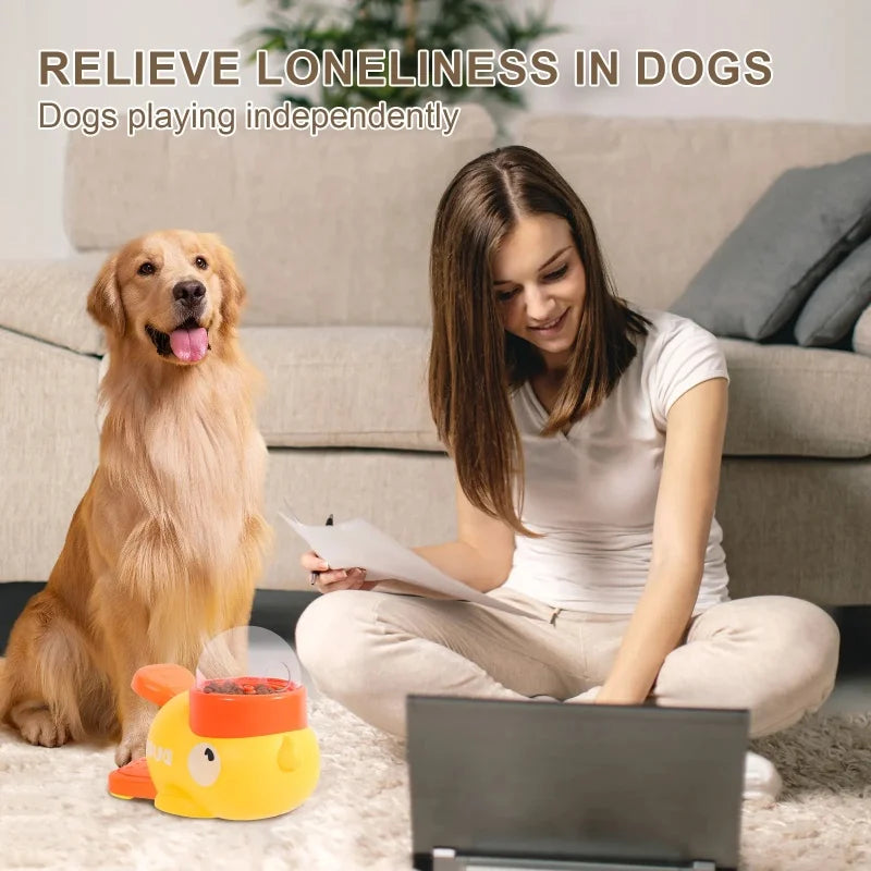 Automatic Cat & Dog Feeder Toy – Interactive Treat Dispenser for Pet Training and Snacks