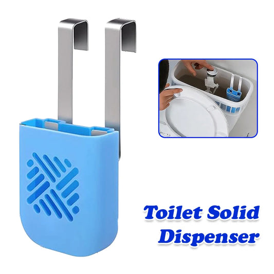 Toilet Tank Cleaning Tablet Holder Hanging Toilet Bowl Cleaner Buffer Box Toilet Tank Bleach Tablet Bracket Bathroom Organizer