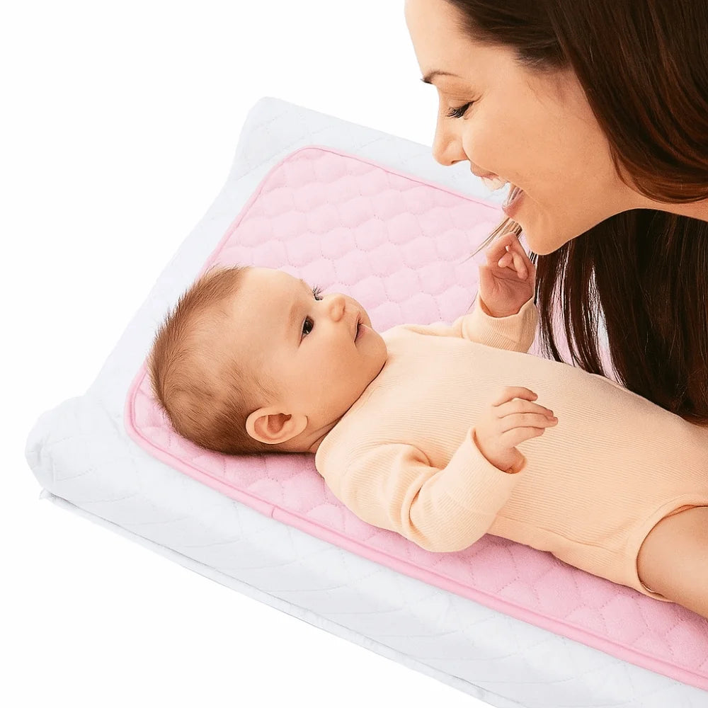 Non-slip Baby Changing Pad Waterproof Foldable Bassinet Mat Liners Breathable Rectangle Toddler Changer Cushions Diaper Station