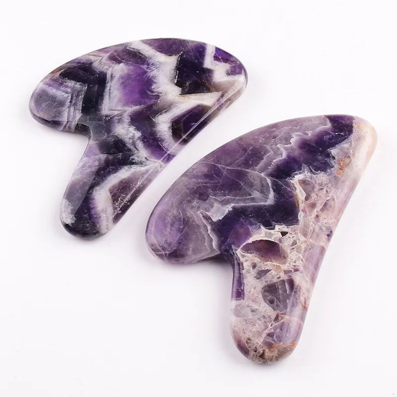 Crystal Jade Face Massager Stone Facial Massage Skincare Tool