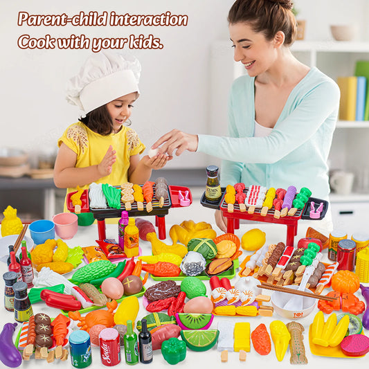 Kitchen Pretend Play Toys Barbecue Set