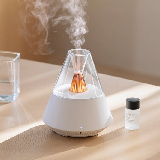 KinYiLO USB Powered 150ml Ultrasonic Essential Oil Diffusers with Candle Light Remote Control