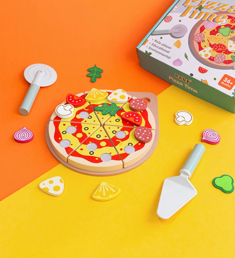 Wooden Kitchen Toys Pretend Toys Cutting Cake Play Set Food Kids Toys Montessori Tea Party Learning Educational Toys For Gifts