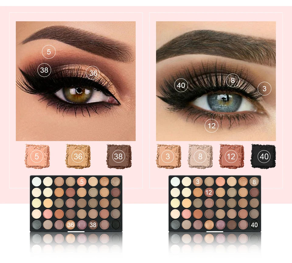 POPFEEL 120 Colors Eyeshadow Palette