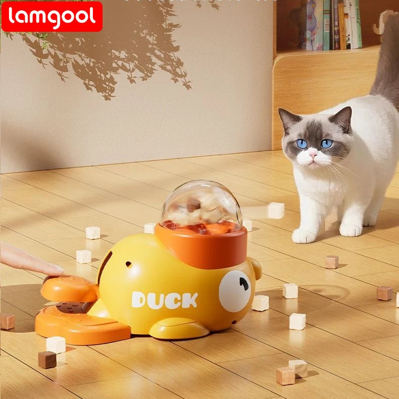 Automatic Cat & Dog Feeder Toy – Interactive Treat Dispenser for Pet Training and Snacks