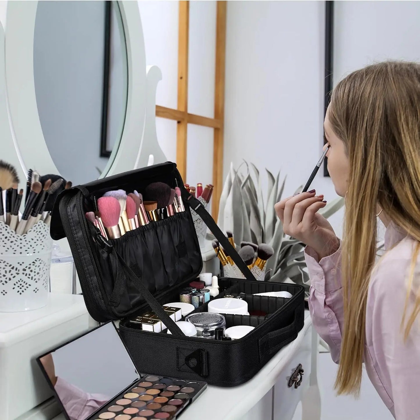 Large Capacity Travel Makeup Case