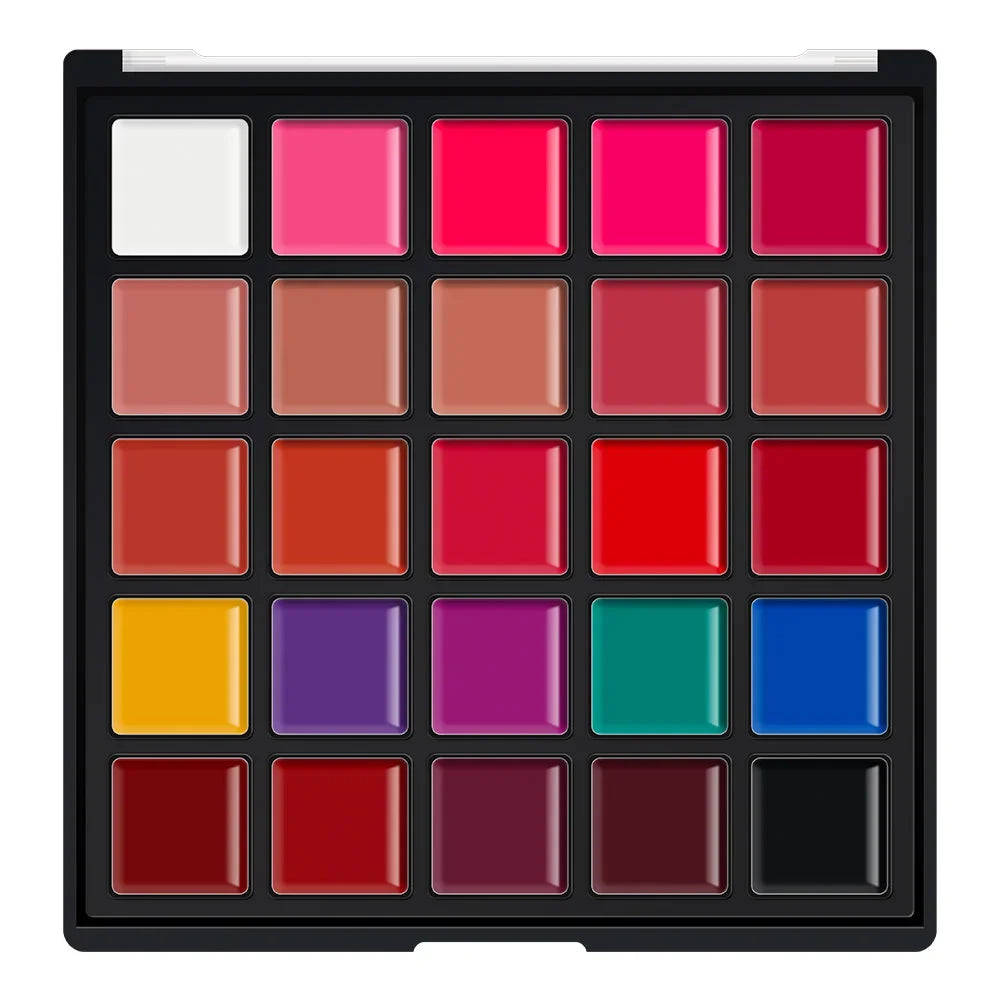 25 Color Lipsticks Palette