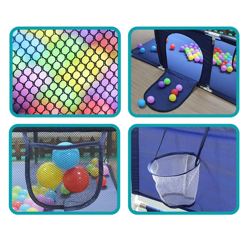 IMBABY Children's Game Indoor Playground Baby's Walking  Crawling Mat Fence Protective Fence  Baby Fence Safety  Play Pen