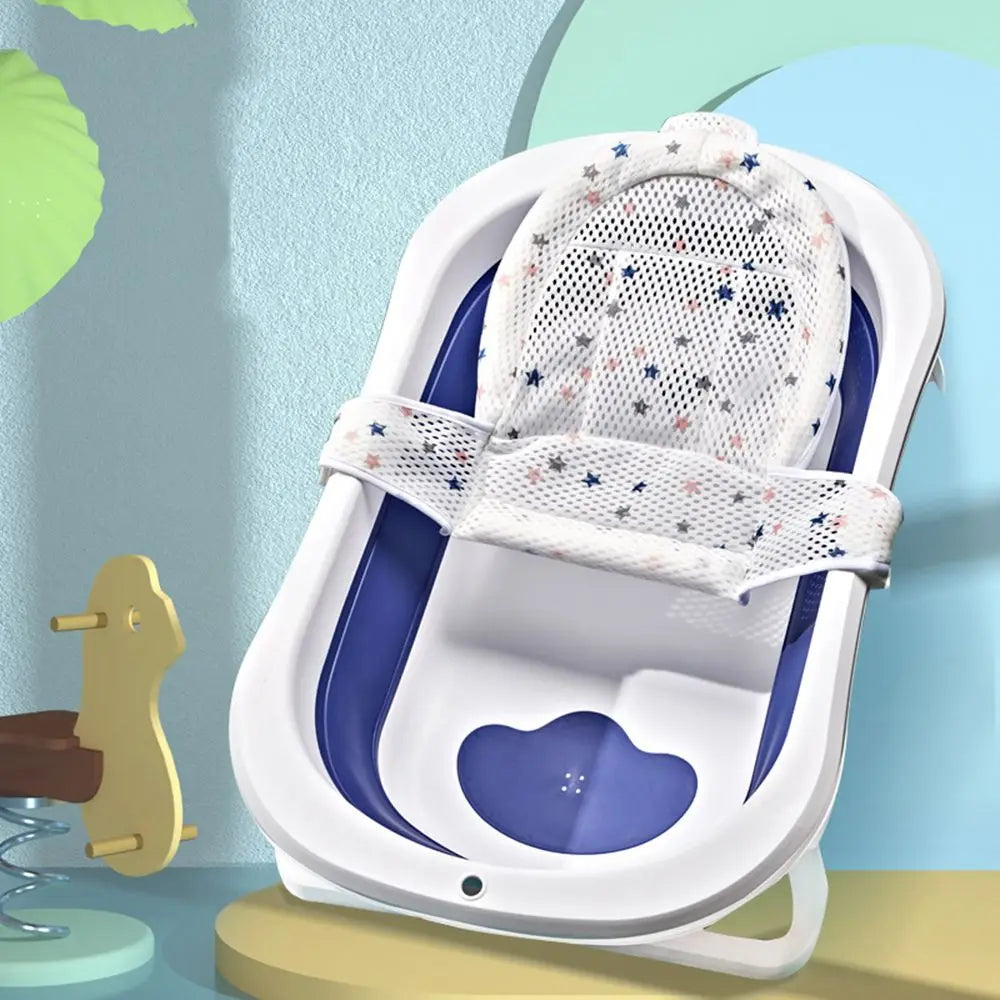 Adjustable Bath Protector Baby Mat Non-slip  Bath Net Mat T Shaped Shower Cradle Bathtub Seat Pad